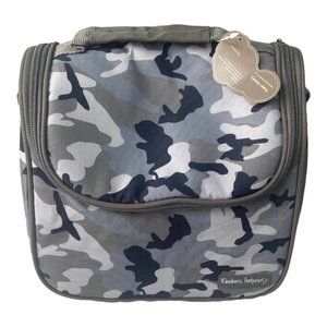 NWT Insulated Collapsable Grey/Black Camo Lunch Bag
